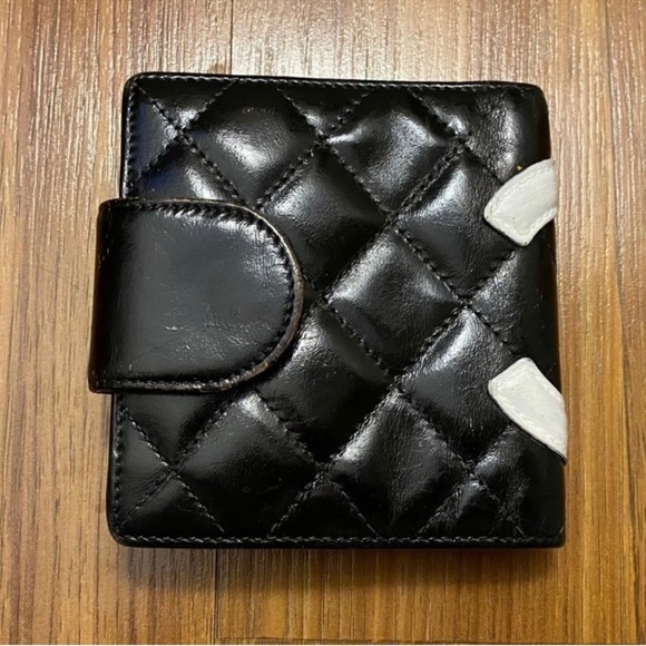 AUTHENTIC Chanel CC Lambskin Quilted Cambon Ligne Wallet - Picture 4 of 9